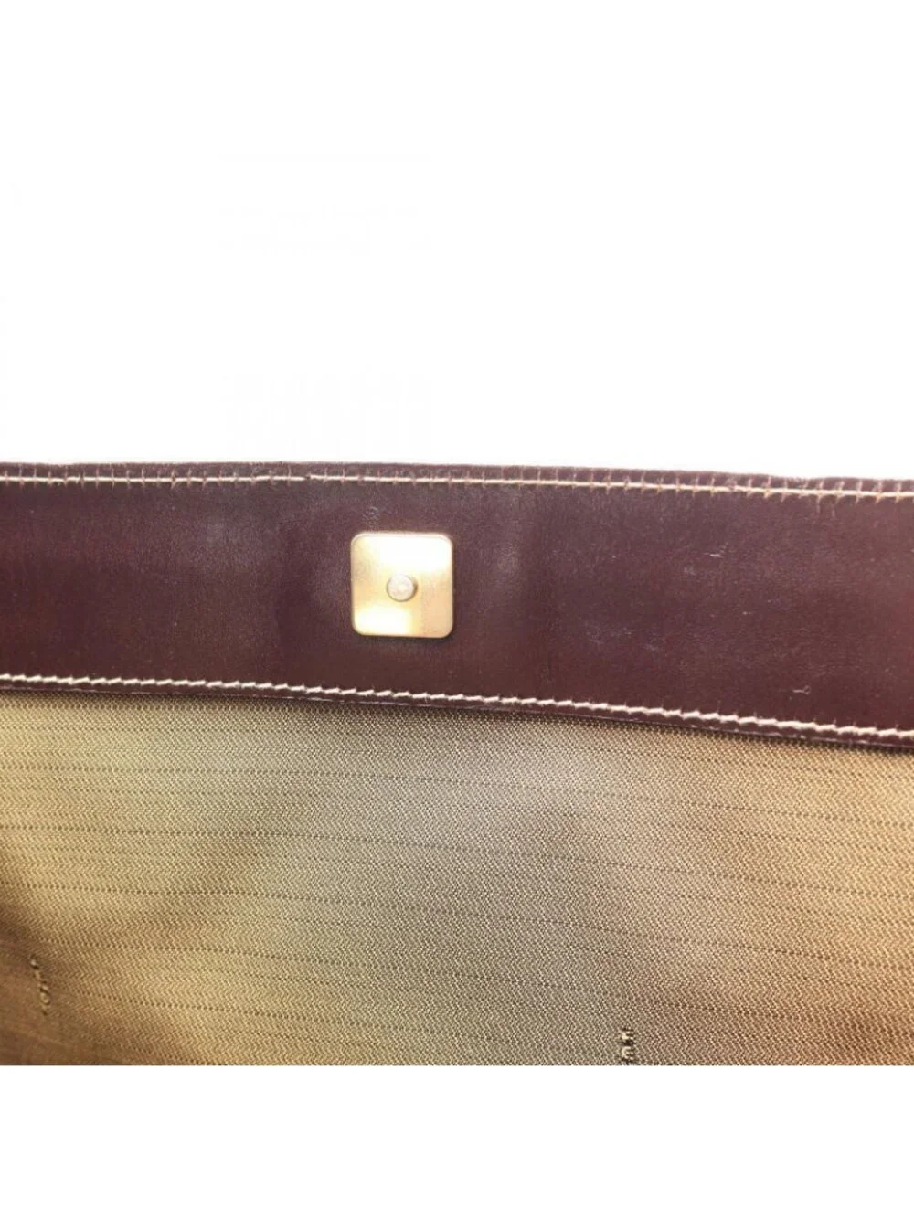 Fendi Tote Zucca Black Brown Canvas Leather